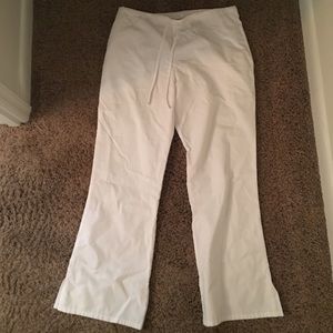 Cherokee white medium scrub pants